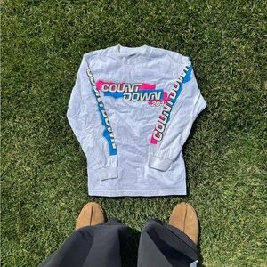 Insomniac Records Countdown 2017 Rave Long sleeve Graphic Tee NWOT